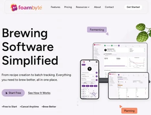 A New Foambyte Website, Built for Small Beer Producers